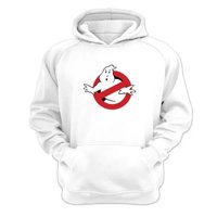 Genérico - Polerón Canguro Cazafantasmas Blanco Talla L Unisex