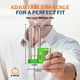 thumbnail image 4 of Candado FORGE de combinación con grillete ajustable – Verde, 4 of 9