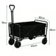 thumbnail image 3 of Carrito Para Compras Plegable Ideal Para Camping Ferias - Negro, 3 of 8