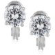 thumbnail image 1 of Pendientes Anne Klein con circonita cúbica plateada con clip, 1 of 2