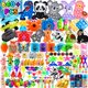 thumbnail image 1 of Set de regalos para fiestas Kiss Monkey, 640 unidades, caja del tesoro, juguetes para niños, 1 of 7