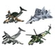thumbnail image 1 of 4x Aleación Diecast Metal Jet Plane Pullback Mecanismo Fighter Toys Camo, 1 of 2