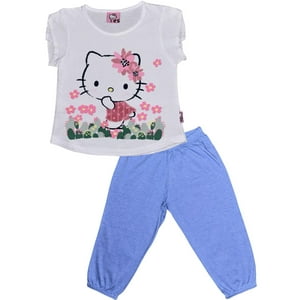 Pijama Niña Hello Kitty Blanco 3