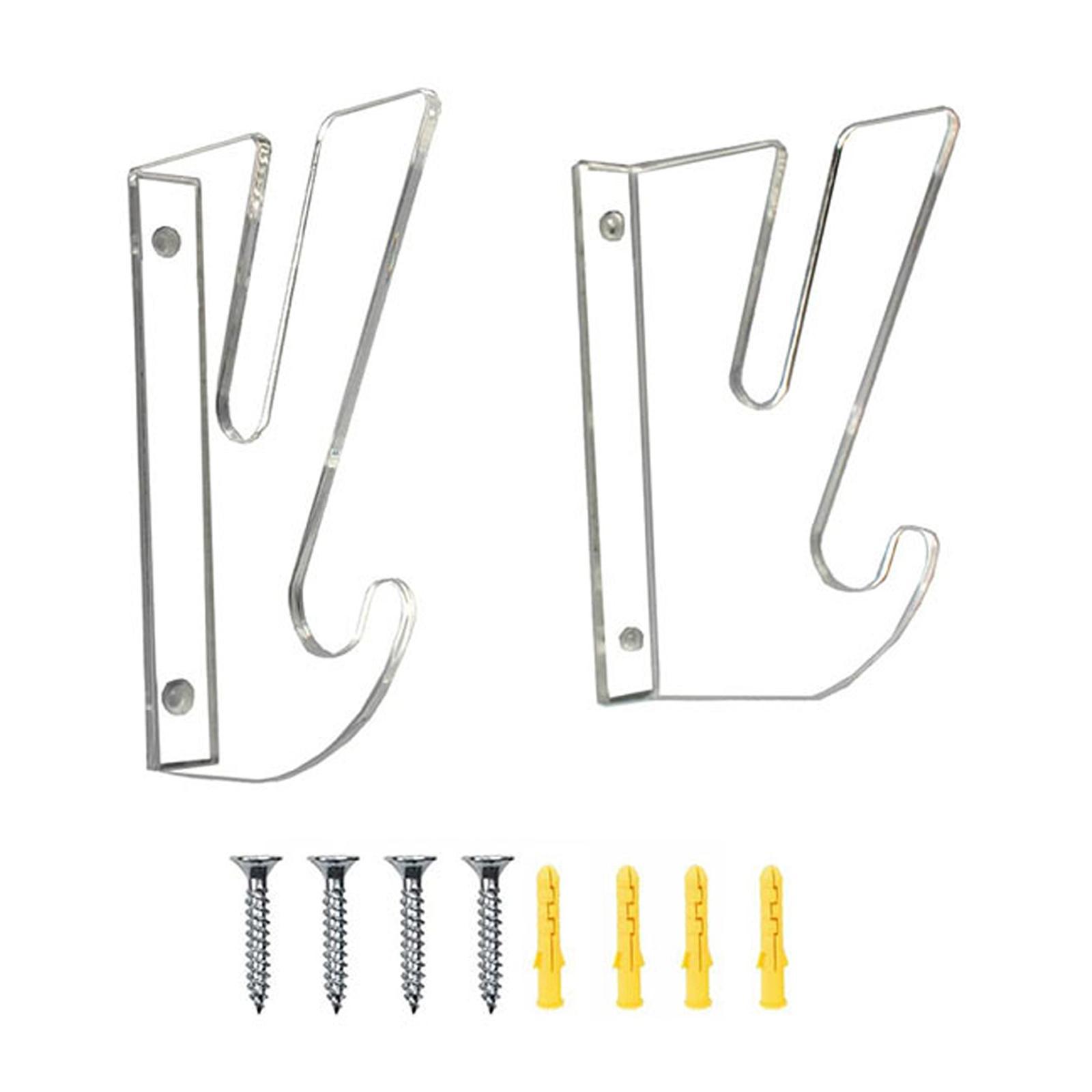 Magideal - Estante De Exhibición De Montaje En Pared Para Monopatín, Colgador De Snowboard, Soporte De Tabla De Surf Portátil Acrílico Multifuncional Para Garaje Claro