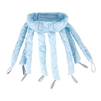 Ioensy - Octopus - Rizadores De Pelo Sin Calor, Rizadores Perezosos, Diadema Azul Para Pelo Corto