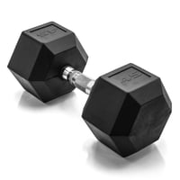 Cap Barbell - Mancuerna Cap Con Revestimiento De Mancuernas Hexagonales De 20,4 Kg/45 Libras, Nueva Edición