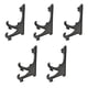 thumbnail image 1 of 5pcs Placa De Plástico Plegable Pantalla Caballete Soporte Foto Soporte Estante Negro10cm, 1 of 5