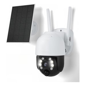 Genérico - Camara Seguidad Solar Bateria Recargable Exterior Hogar Lau