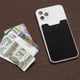 thumbnail image 3 of Tarjetero de cuero para la parte trasera del teléfono, fundas para tarjetas de crédito, billetera de bolsillo adhesiva para Android y todos los teléfonos inteligentes., 3 of 8