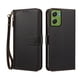 thumbnail image 1 of Funda Tipo Billetera para Motorola Moto G06 4G/Moto G06 Power con Soporte y Bolsillo con Cierre Negro, 1 of 1