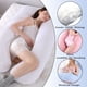 thumbnail image 3 of Almohada para embarazadas, almohada en forma de U desmontable y lavable, cojín grande, almohada de cintura, 3 of 5