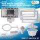 thumbnail image 2 of Kit de skimmer para piscina U.S. Pool Supply de boca ancha en ABS, 2 of 6