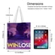 thumbnail image 5 of Cartera de Tela Win Or Lose Estampado Lienzo 40x40cm, 5 of 6