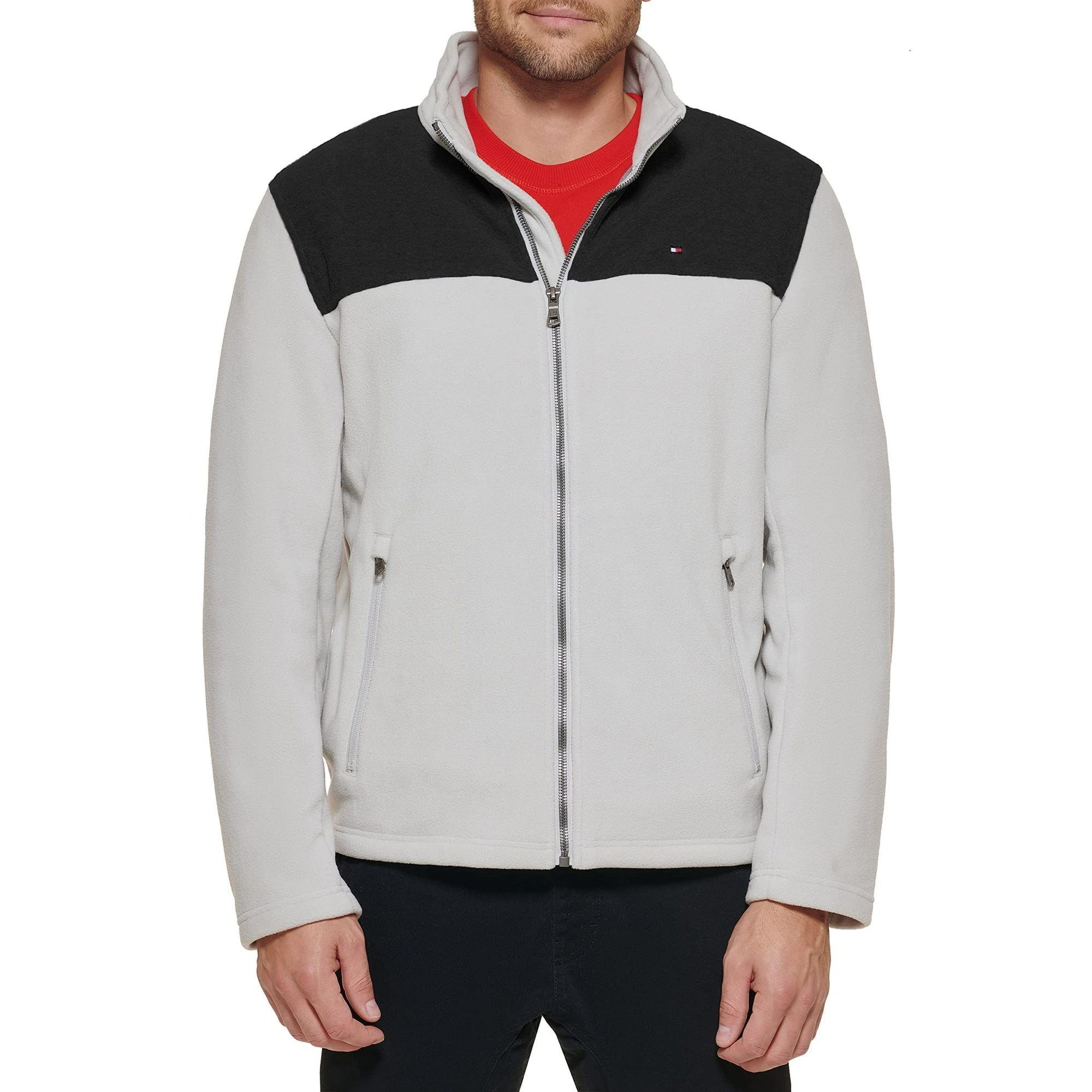 Chaqueta Tommy Hilfiger Clásica De Forro Polar Con Cremallera Frontal Para Hombre
