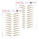 thumbnail image 1 of Tatuajes temporales de cejas Brows by Bossy – Pack de 2, impermeables, tono rubio, 1 of 7