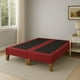 thumbnail image 2 of Base De Cama 2 Plazas Rojo Italiano En Lino, 2 of 2