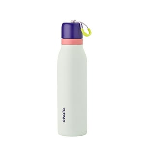 Botella De Agua Owala Freesip Twist Con Aislamiento, 500 Ml, Morado/Menta