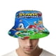 thumbnail image 4 of sonic Sombrero bucket para adultos, gorra de protección solar, sombrero de pescador plegable para viajes al aire libre, pesca y actividades de verano, 4 of 6