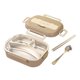 thumbnail image 3 of Bento Box Contenedor De Almuerzo Moderno De Gran Capacidad De 1 Litro Para Picnic, Oficina, Camping, Color Caqui, 3 of 5