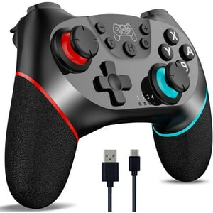 Aaronmei Gamepad Remoto Wireless Compatible Con Switch/Lite/Oled Giroscopio 6 Ejes Doble Motor Turbo