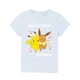 thumbnail image 1 of Camiseta Pokémon para niñas y niños Pikachu Eevee azul 7-8 años, 1 of 3