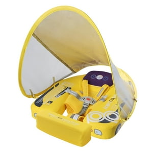 Flotador Mambobaby Kalolary Para Piscina Para Bebés, No Inflable, Con Toldo