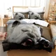 thumbnail image 2 of 3D The Bulldog Bedding Sets Duvet Cover Set With Pillowcase Twin Full Queen King Bedclothes Bed Linen, 2 of 5