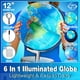 thumbnail image 5 of World Globe POOCCI 6 en 1 iluminado de 30 cm para niños y adultos, 5 of 8