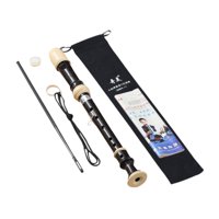 Bothyi - Flauta Dulce Soprano Alemana, Instrumento Musical Para Instrumentistas, Color Negro