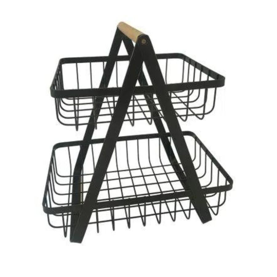Click Ventas - Organizador Frutero Metálico 2 Niveles