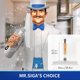 thumbnail image 2 of MR.SIGA Silicone Squeegee for Shower Door, Mirror, Glass, 10, 2 of 3