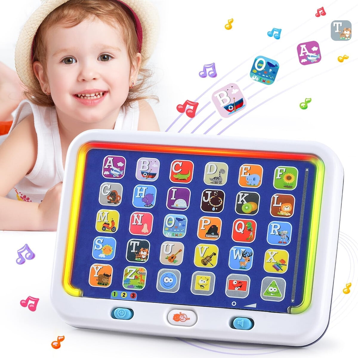 Play - Tablet Educativa Bilingüe Inglés Español Niños 13in