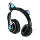 thumbnail image 5 of Auriculares Con Orejas De Gato Auriculares Para Juegos Con Iluminación RGB Para Teléfonos PC Tablet Negro, 5 of 5