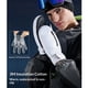 thumbnail image 3 of Guantes de esquí impermeables guantes de esquí para mujeres hombres jóvenes invierno frío tiempo guantes de nieve con las manos más cálido bolsillo de cremallera (blanco), 3 of 3
