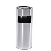 Camara De Frio - Basurero De Acero Con Cenicero 30 Litros