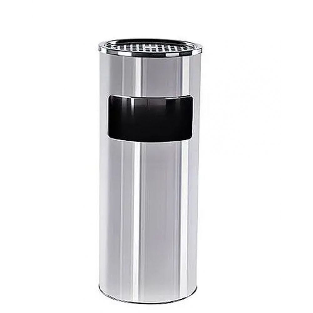 Camara De Frio - Basurero De Acero Con Cenicero 30 Litros