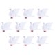 thumbnail image 5 of 10 Unidades De Palomas Artificiales Falsas De Espuma, Pájaros, Decoración De Boda, Palomas Voladoras, 5 of 5