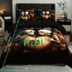 thumbnail image 1 of 3pcs Gothic Castle Skull Print Bedding Set - Soft, Breathable & Comfortable Duvet Cover for Bedroom, Guest Room & Dorm!, 1 of 3