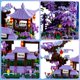 thumbnail image 5 of Set de bloques de construcción CAXIMSY Cherry Blossom Tree House con LED, 5 of 5
