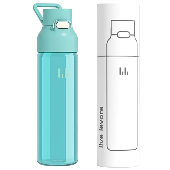 Botella Levore Tritan 740 ml Transparente Reutilizable