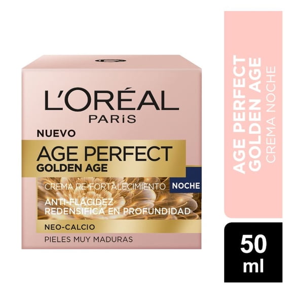 Crema Facial L'oreal Paris De Noche Perfect Golden Age