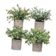 thumbnail image 3 of 4 Piezas De Pequeñas Plantas Falsas En Macetas Pequeñas Para Estante De Escritorio Estilo Hogareño, 3 of 5
