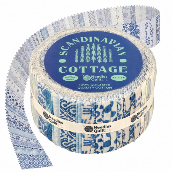 Tela NEEDLES QUILT STUDIO 10 cm x 112 cm – Colección Escandinava