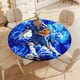 thumbnail image 4 of Christian Pulisic theme Fitted Round Tablecloths Elastic Edged Table Covers Waterproof Table Cloth For Kitchen Holiday Party Tables Decor 150cm, 4 of 6