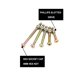 thumbnail image 4 of Tornillos para cuna cSeao 25 piezas M6 40/50/60/70/80 mm bronce, 4 of 4