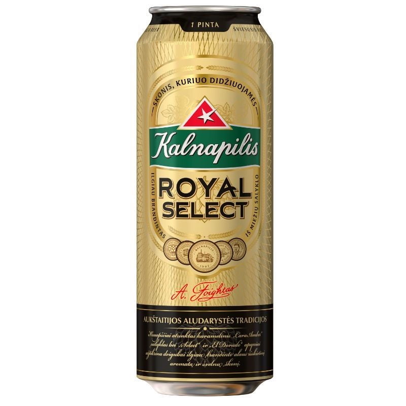 Cerveza Royal Select 5.6° Lata 568 ml Kalnapilis