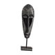 thumbnail image 1 of Estatua De Máscara Africana, Adorno De Mesa De Resina Tallado A Mano Para Estante De Oficina Y Hogar, 12x7,5x41,5 Cm, 1 of 5
