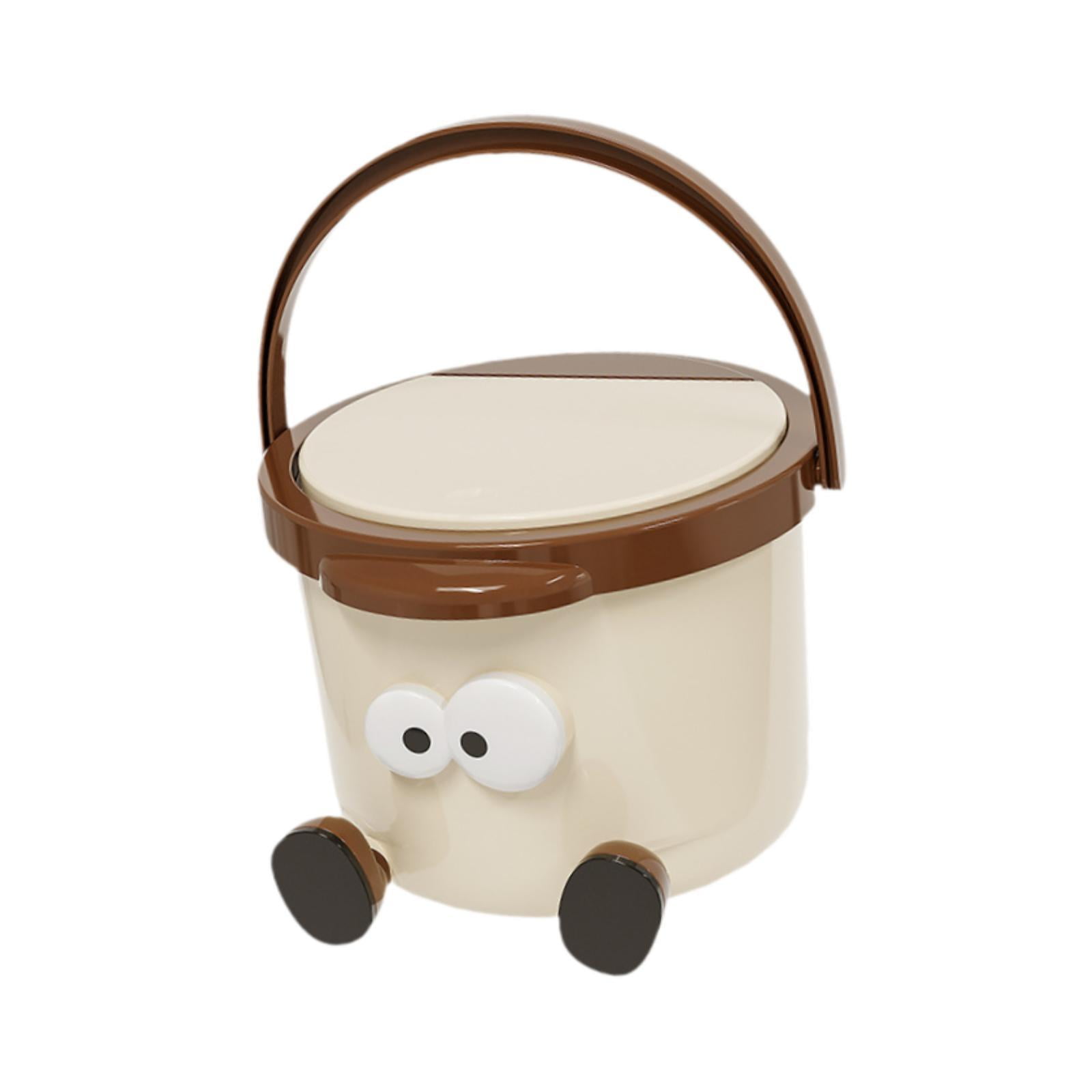 Magideal - Cubo De Basura Pequeño, Bote De Basura, Bote De Basura, Bote De Basura De Mesa Portátil, Bote De Basura De Tocador, Para El Hogar, El Baño, La Oficina