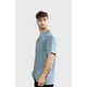 thumbnail image 2 of Polera Orgánica Acid-Wash Rectangular Logo Azul Hombre Falcone, 2 of 3