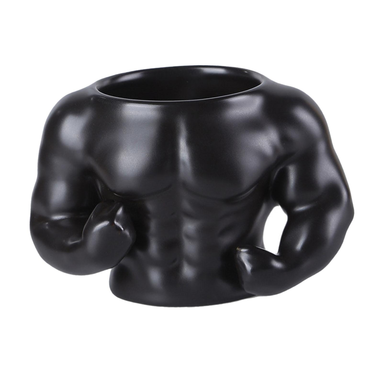 Magideal - Taza De Café Taza De Cerámica Portalápices Decorativo Contenedor De Almacenamiento De Escritorio Taza De Café De Para Té Bebida Fría O Calie Negro